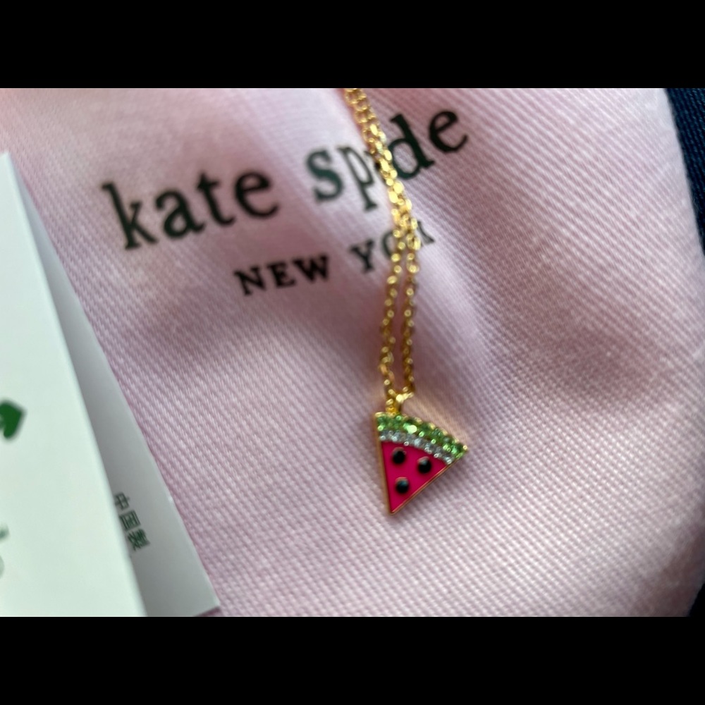 Kate spade watermelon necklace